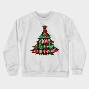 Tartan we wish you a merry Christmas Crewneck Sweatshirt